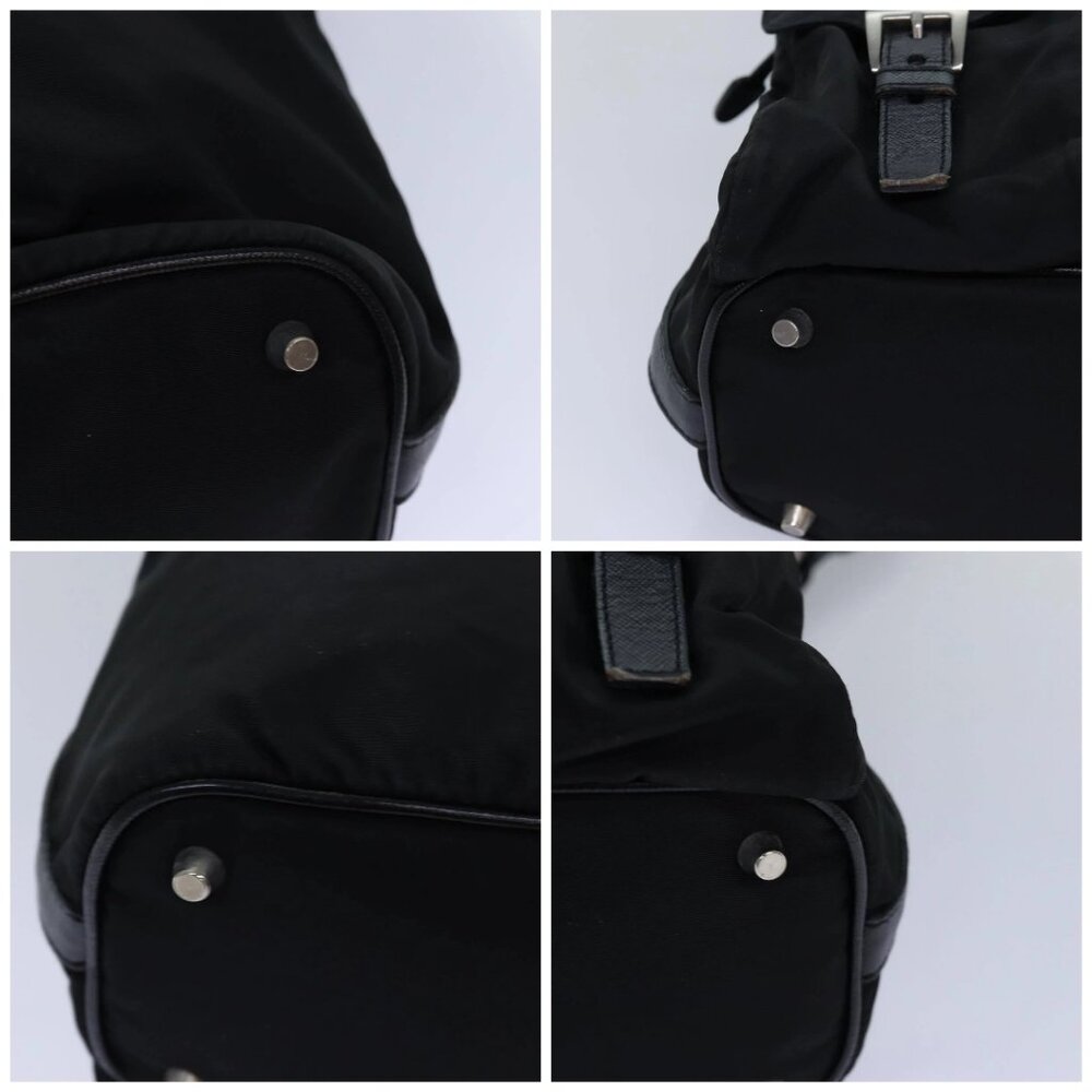 PRADA Backpack Nylon Black Silver Auth 85289 - Picture 14 of 16